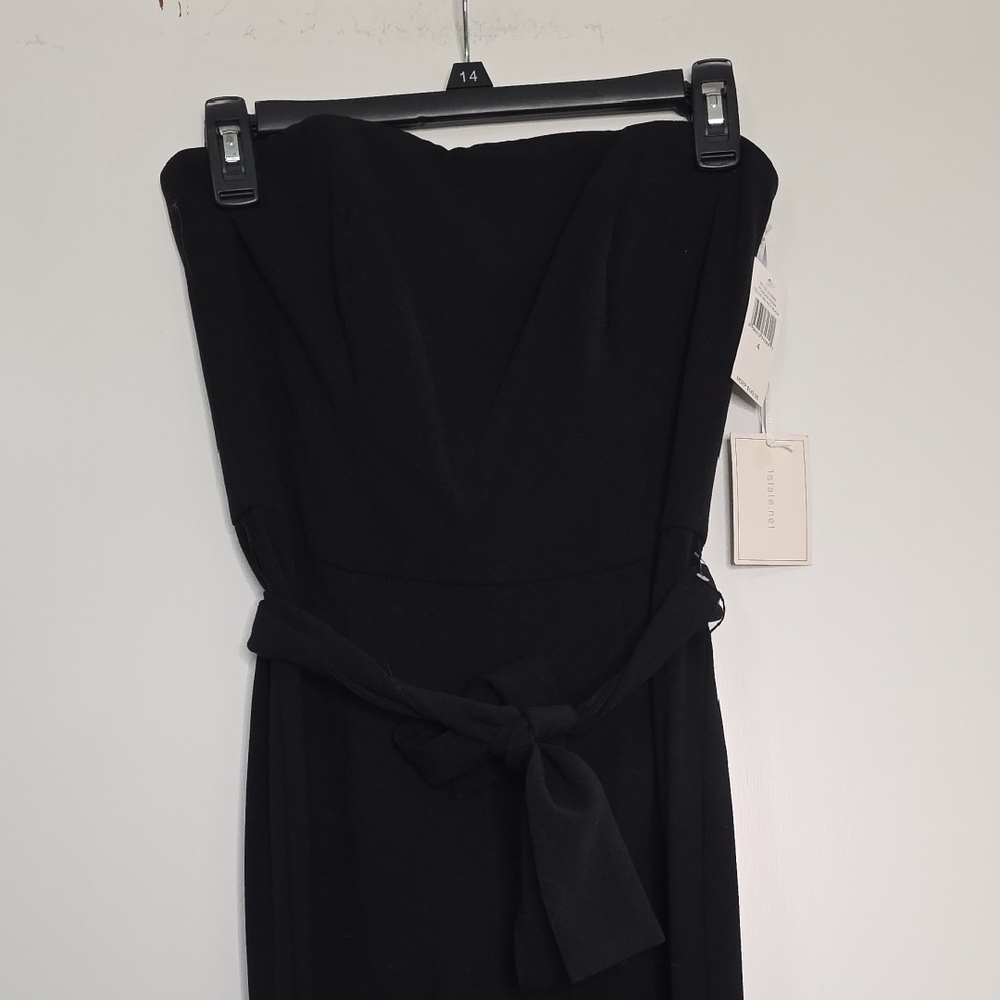 1. State Black Strapless Jumpsuit - Picture 6 of 8